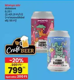 Interspar Monyo sör ajánlat