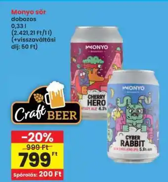 Interspar Monyo sör ajánlat