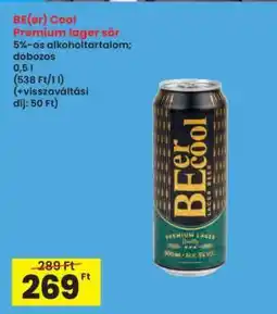 Interspar BE(er) Cool prémium lager sör ajánlat