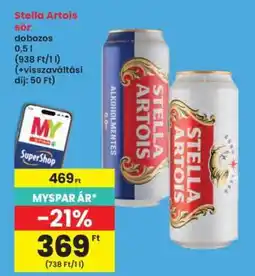 Interspar Stella Artois sör ajánlat