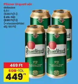Interspar Pilsner Urquell sör ajánlat