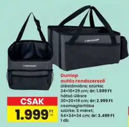 Interspar Dunlop autós rendszerező ajánlat
