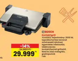 Interspar Bosch Kontaktgrill ajánlat