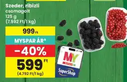 Interspar Szeder, ribizli ajánlat