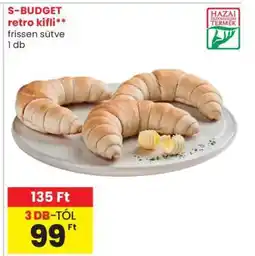 Spar S-BUDGET retro kifli ajánlat