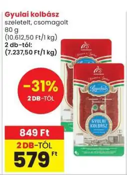 Spar Gyulai kolbász ajánlat