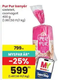 Spar Pur Pur kenyér ajánlat