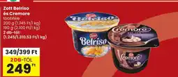 Spar Zott Belriso és Cremore ajánlat