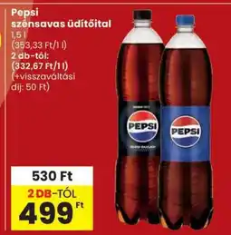 Spar Pepsi szénsavas üdítőital ajánlat