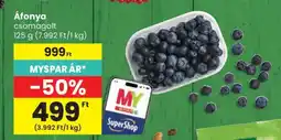 Spar Áfonya csomagolt ajánlat