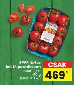 Spar SPAR fürtös koktélparadicsom ajánlat