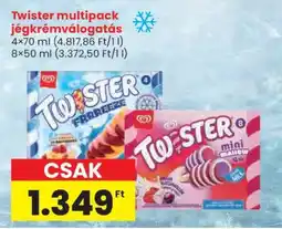 Spar Twister multipack jégkrémválogatás ajánlat