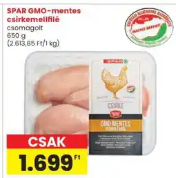 Spar SPAR GMO-mentes csirkemellfilé ajánlat