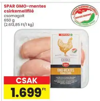 Spar SPAR GMO-mentes csirkemellfilé ajánlat