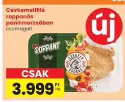 Spar Csirkemellfilé roppanós panírmorzsában ajánlat