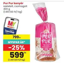 Spar Pur Pur kenyér ajánlat