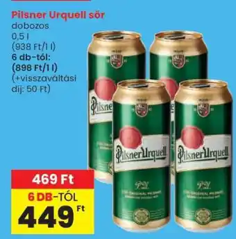 Spar Pilsner Urquell sör ajánlat
