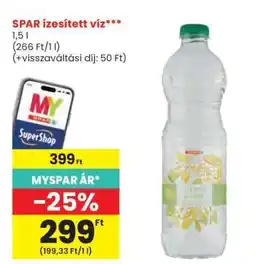 Spar SPAR ízesített víz ajánlat
