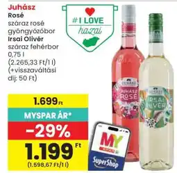 Spar Juhász Rosé & Irsai Olivér ajánlat