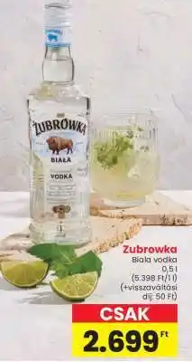 Spar ZUBROWKA Biala vodka ajánlat