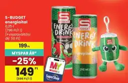 Spar S-BUDGET energiaital ajánlat