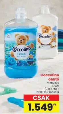 Spar Coccolino Öblítő ajánlat