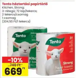 Spar Tento háztartási papírtörlő ajánlat