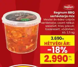 Spar Regnum BBQ sertéstarja mix ajánlat