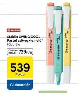 Tesco Stabilo SWING COOL Pastel szövegkiemelő ajánlat