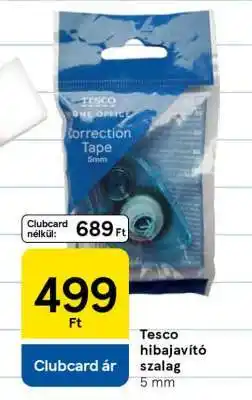 Tesco Tesco hibajavító szalag ajánlat