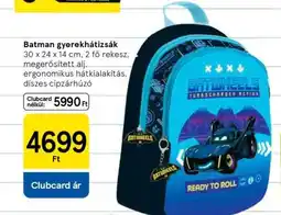 Tesco Batman gyerekhátizsák ajánlat