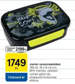 Tesco Junior uzsonnásdoboz ajánlat