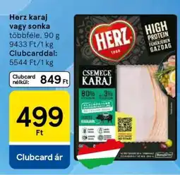 Tesco Herz karaj vagy sonka ajánlat