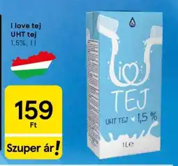 Tesco I love tej UHT tej ajánlat
