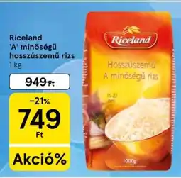 Tesco Riceland 'A' minőségű hosszúszemű rizs ajánlat