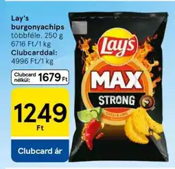 Tesco Lay's burgonyachips ajánlat