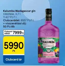 Tesco Kalumba Madagascar gin ajánlat