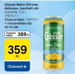 Tesco GÖSSER Natur Zitrone ajánlat