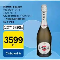 Tesco Martini pezsgő ajánlat