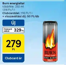 Tesco Burn energiaital ajánlat