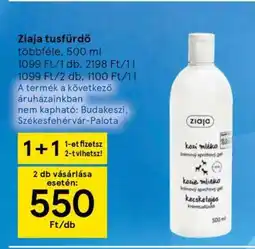 Tesco Ziaja tusfürdő ajánlat