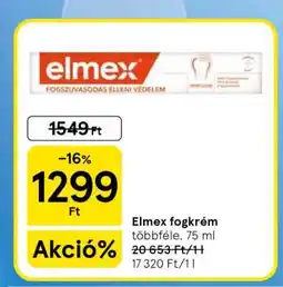 Tesco ELMEX FOGKRÉM ajánlat