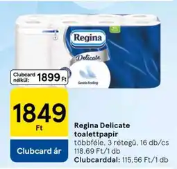 Tesco Regina Delicate toalettpapír ajánlat