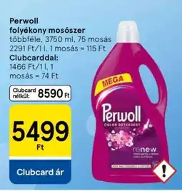Tesco Perwoll folyékony mosószer ajánlat