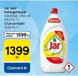 Tesco Jar kézi mosogatószer ajánlat
