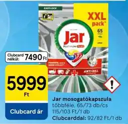 Tesco Jar mosogatókapszula ajánlat