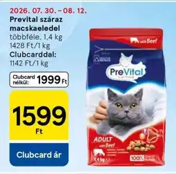 Tesco PREVITAL Száraz macskaeledel ajánlat