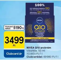 Tesco NIVEA Q10 arckrém ajánlat