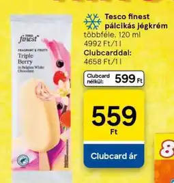 Tesco Tesco finest pálcikás jégkrém ajánlat