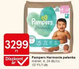 Tesco Pampers Harmonie pelenka ajánlat